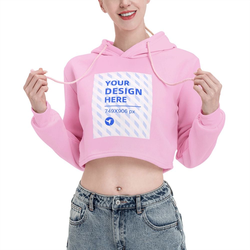 Cropped Cat Ear Sweatshirt for School Sports | Streetwear