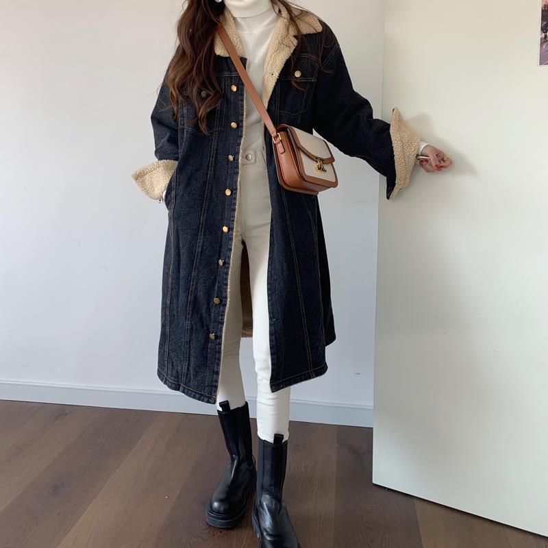Slim Thick Warm Denim Cotton Jacket