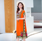 Fashionable Summer Floral Hooded Dress for Women
