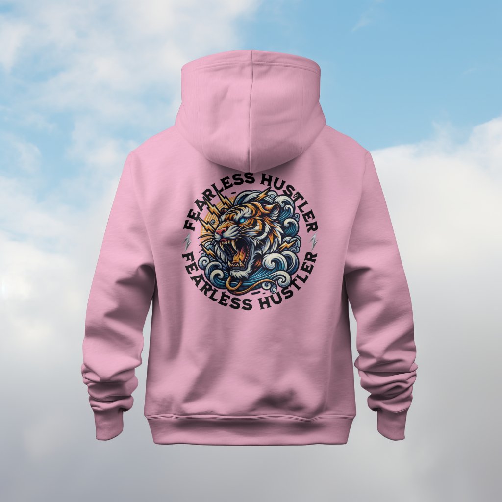 Fearless Hustler Back Print Unisex Hoodie | Streetwear