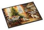 Borzoi Christmas Cookies Doormat