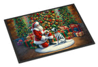 Dalmatian and Santa Claus Doormat