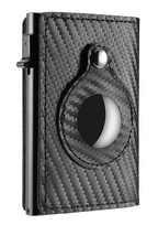 Leather Case Card Holder Aluminum Alloy Crazy Horse
