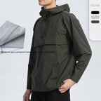 Men's Quick-Drying Waterproof Windbreaker Jacket