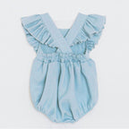 Cotton Linen Triangle Bodysuit for Girls (Romper)