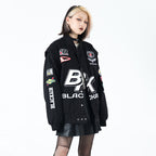 Men's Loose Jacket with Racing Suit Design