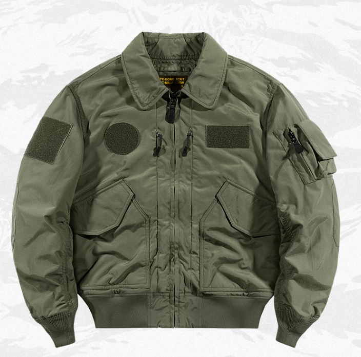 Loose Fitting Fashion Jacket with Multi Pockets