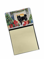 German Spitz Cozy Christmas Sticky Note Holder