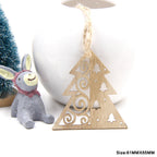 Christmas DIY Snowflake Wooden Pendant for Crafting