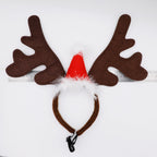 Christmas Antlers Headband for Pets - Party Decor