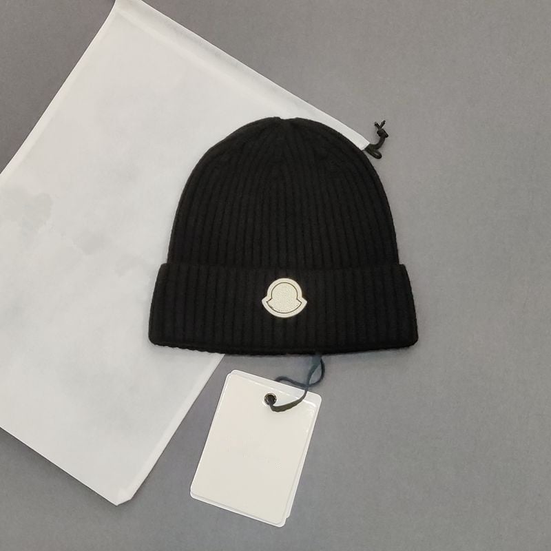 New Women's Winter Knitting Wool Hat | Embroidered Cap