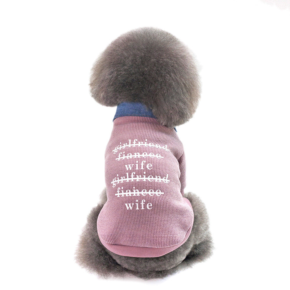 Dog Hoodie for Small Dogs - Two-Piece Style Outfit | Streetwear