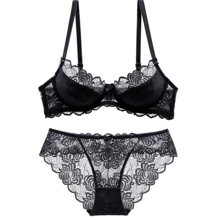 Summer Plus Size Women's Bra Set - Lightweight French Design