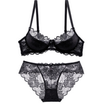 Summer Plus Size Women's Bra Set - Lightweight French Design