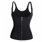 Women's Zipper Bodybuilding Belly Corset