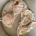 Girl's Underwear Cute Cartoon Bear Bra Set
