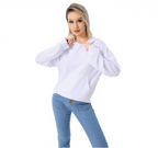 Solid Color Red Lip Print Loose-Fitting Hoodie | Streetwear