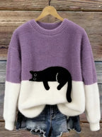 Women's Christmas Fleece Pullover Sweater | Streetwear