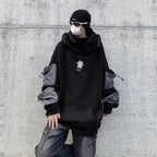 Reflective Shark Mouth Hoodie with Niche Design for Women | Streetwear