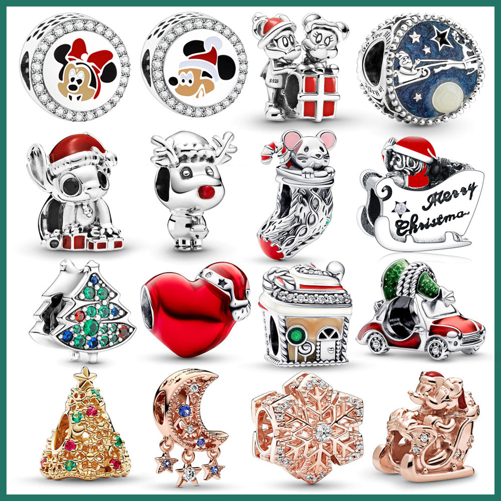 Christmas Beaded Pendant Collection - Santa & Friends