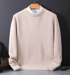 Men's Oversized Knit Round Neck Sweater