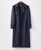 Men's Trendy Plus Size Over-the-Knee Trench Coat