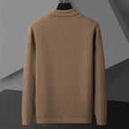 Trendy Men's Knitted Jacket - Korean Casual Cardigan