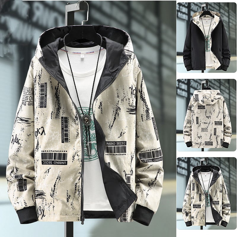 Two-sided Couple Windbreaker Jacket