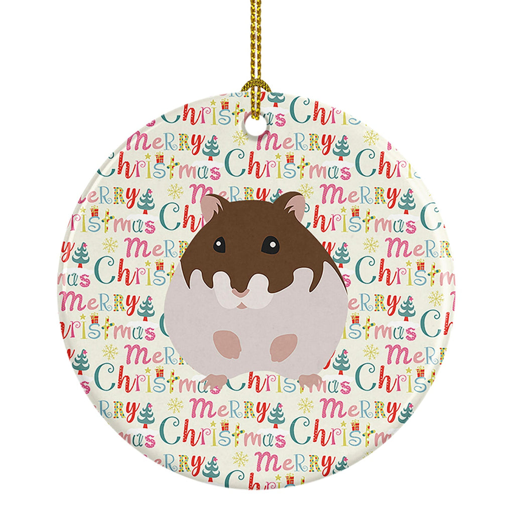Dzungarian Hamster Christmas Ceramic Ornament