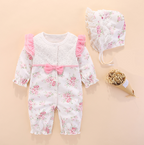 Autumn Outfit for Baby Girls - One-Piece Bodysuit