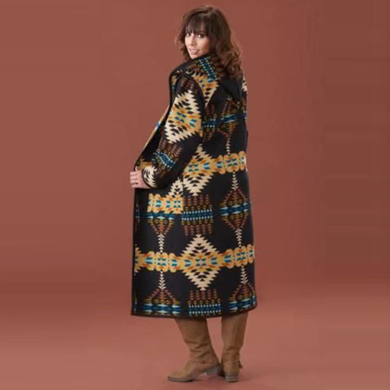 All-Matching Loose Long Windbreaker for Women