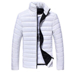 Men's High-Quality Winter Solid Color Parka Jacket