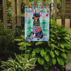 Miniature Pinscher Christmas Garden Flag