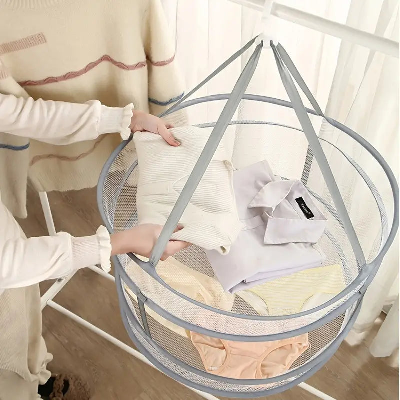 1 Piece Flat Mesh Drying Bag for Socks and Lingerie