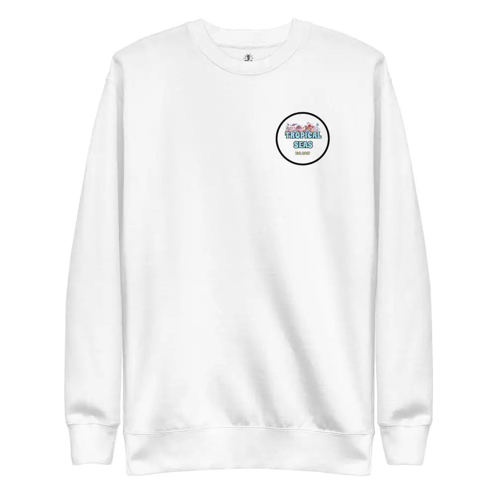 Trippy Tropical Fleece Pullover | Streetwear