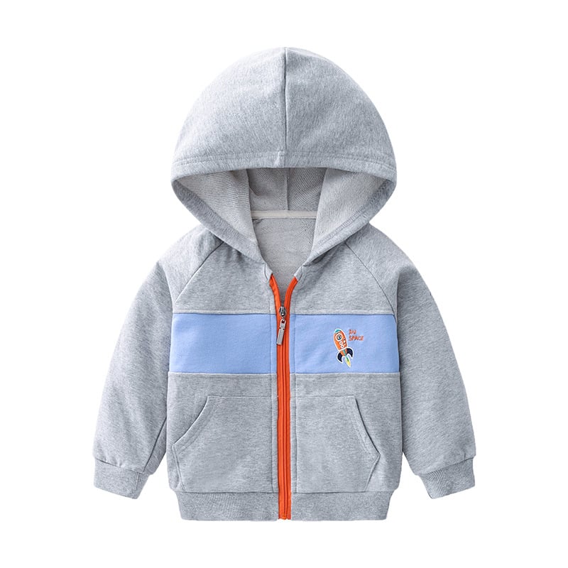 Fashionable Simple Cartoon Thin Coat for Kids