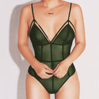 Mesh Bodysuit with Straps - Sexy Design