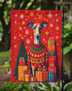 Greyhound Holiday Christmas Garden Flag