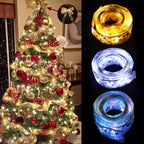Fairy Tale Satin Ribbon Lamp String for Christmas Tree