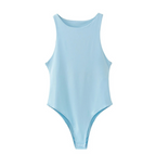 Sleeveless Round Neck Bodysuit