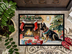 Norwegian Buhund Cozy Christmas Doormat
