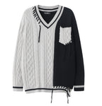 Loose Knitted Sweater for Autumn and Winter