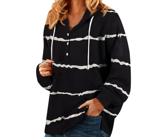 Casual Hooded Christmas Sweater for Ladies
