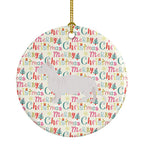 Bambino #2 Cat Christmas Ceramic Ornament