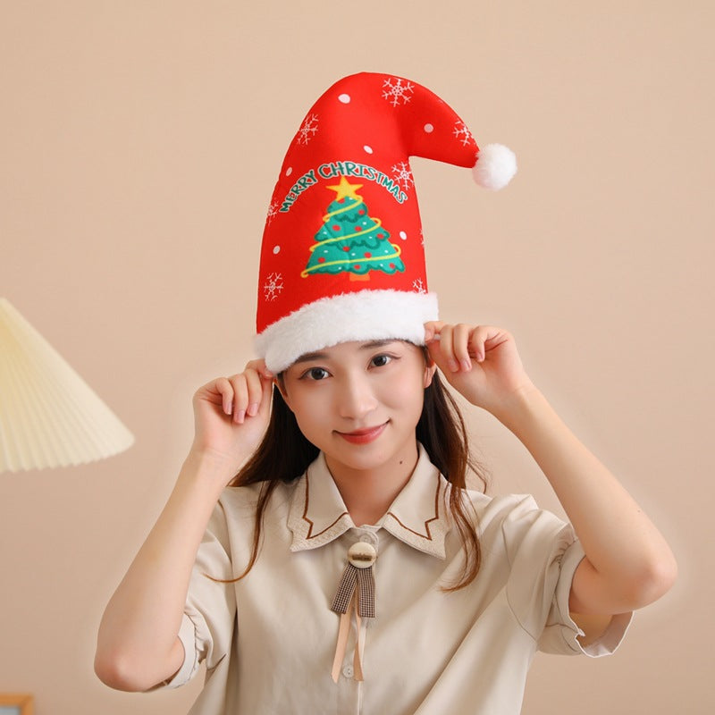 Conical Christmas Hat for Women's Fashion | Embroidered Cap