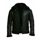 Men's Plush Jacket with Integrated Fur - Warm & Versatile