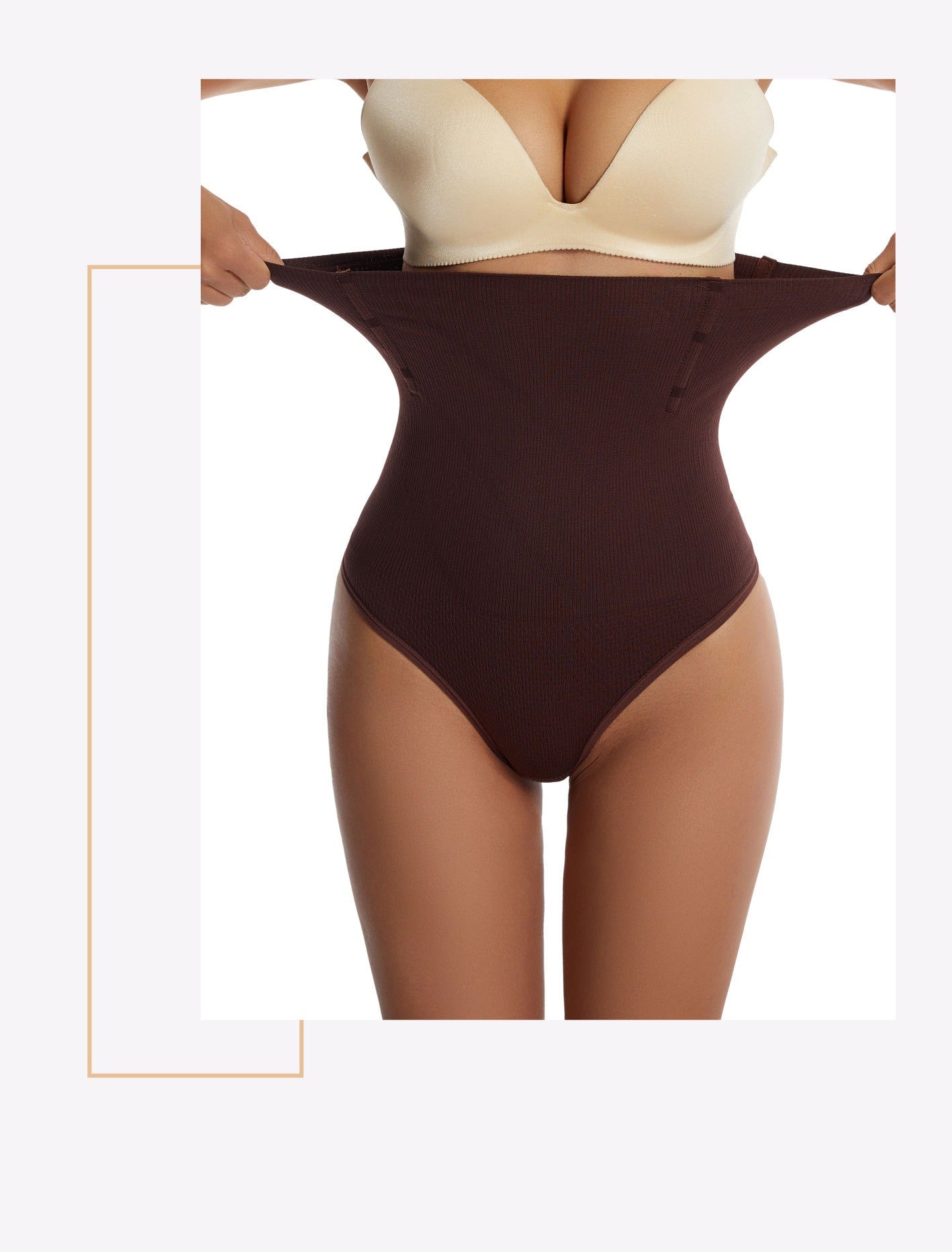 Women’s High-Waist Tummy Control Shaping Thong