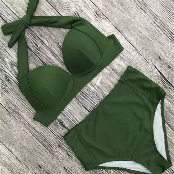 Red Cutout One-Piece Swimsuit