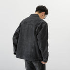 Retro Denim Jacket for Trendy Couples - Unisex Design
