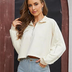 Women's Long Sleeve Casual Sweatshirt | Streetwear